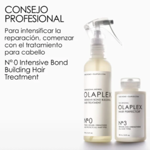 MASAJE RECONSTRUCCION (N°.0 INTENSIVE BOND BUILDING HAIR TREATMENT 150ML+ N°.3 HAIR PERFECTOR® 30 ML)